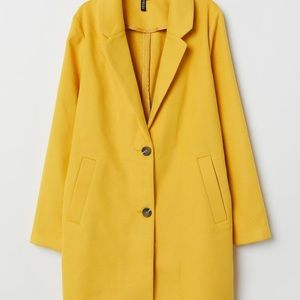 Yellow coat from H & M